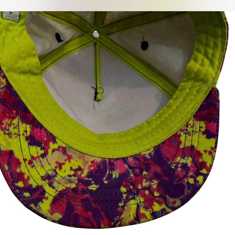 Retro NIKE SB Neon Tie Dye Youth Skateboarding Hat:‎ Adjustable Unisex Style